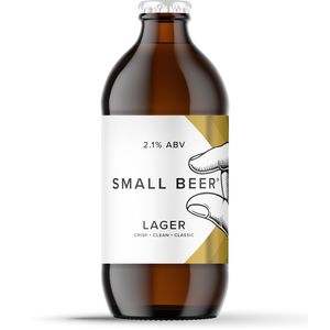 Small Beer Lager 2.1% ABV, 35 cl x 24| Bibendum Wine Online