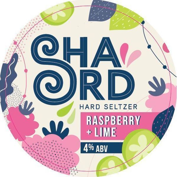 Shard Hard Seltzer Raspberry & Lime, Keg, 30L Bibendum Wine Online